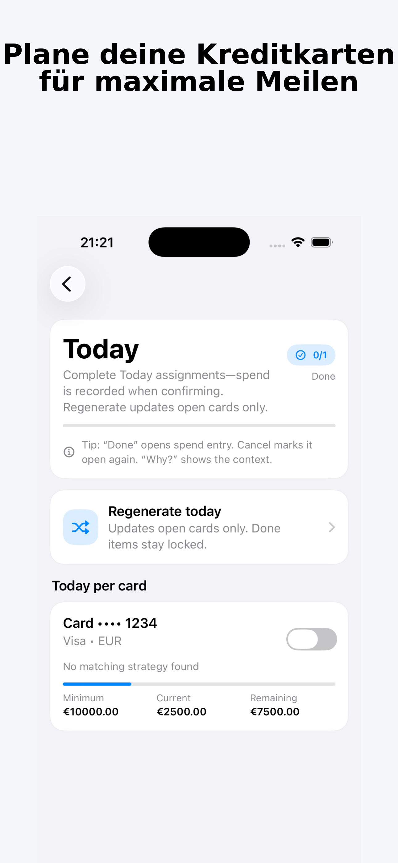 MileManager Screenshot 1